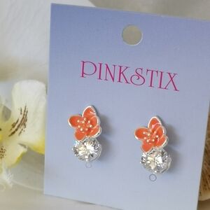 NWT Orange Blossom CZ stud earrings